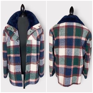 VTG 70s JCPENNEY PLAID WOOL JACKET